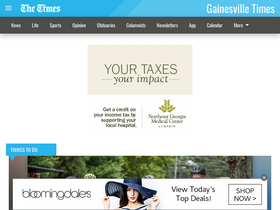 'gainesvilletimes.com' screenshot