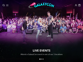 'galaxycon.com' screenshot