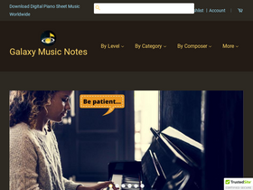 'galaxymusicnotes.com' screenshot
