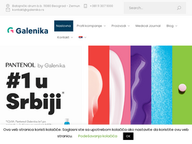 'galenika.rs' screenshot