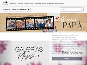 'galerias.com' screenshot