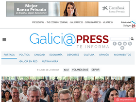 'galiciapress.es' screenshot