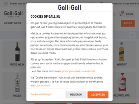 'gall.nl' screenshot