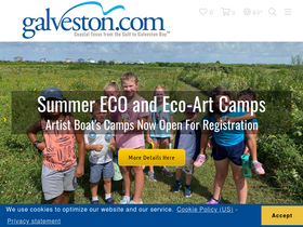 'galveston.com' screenshot