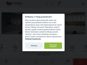 'gama-sklep.com.pl' screenshot