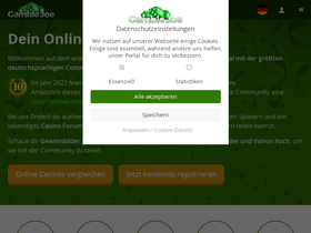 'gamblejoe.com' screenshot