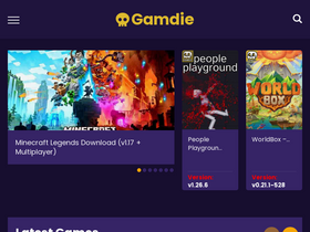 'gamdie.com' screenshot