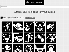 'game-icons.net' screenshot