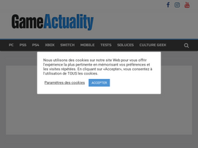 'gameactuality.com' screenshot