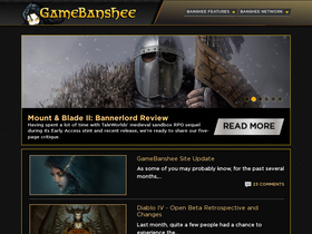 'gamebanshee.com' screenshot