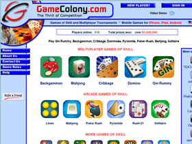 'gamecolony.com' screenshot