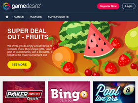 'gamedesire.com' screenshot