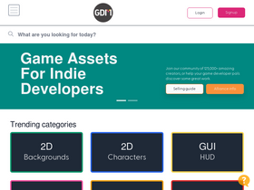'gamedevmarket.net' screenshot