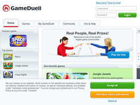'gameduell.com' screenshot