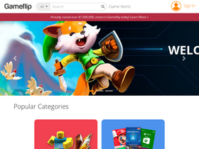 'gameflip.com' screenshot