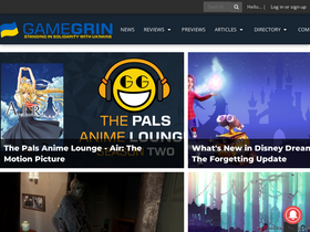 'gamegrin.com' screenshot