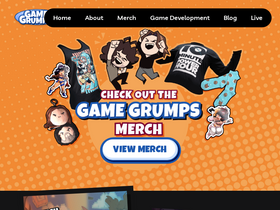 'gamegrumps.com' screenshot