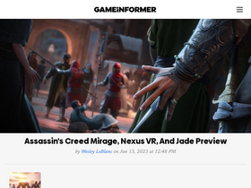 'gameinformer.com' screenshot