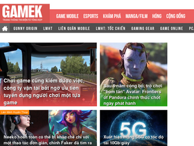 'gamek.vn' screenshot