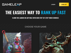 'gameleap.com' screenshot