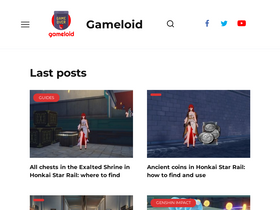 'gameloid.com' screenshot
