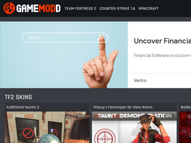 'gamemodd.com' screenshot