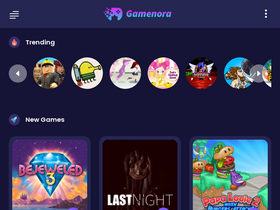 'gamenora.com' screenshot