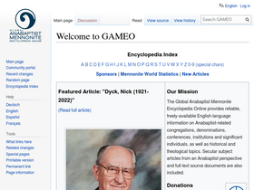'gameo.org' screenshot