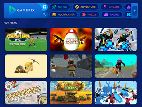 'gamepix.com' screenshot