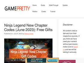'gamepretty.com' screenshot