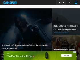 'gamepur.com' screenshot
