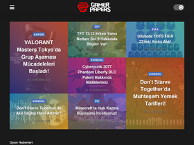 'gamerpapers.com' screenshot
