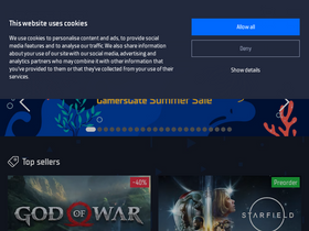 'gamersgate.com' screenshot