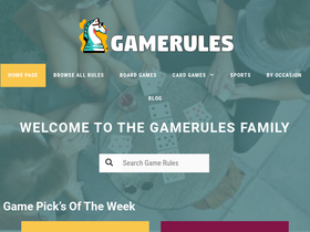 'gamerules.com' screenshot