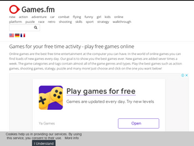 'games.fm' screenshot