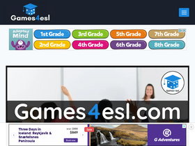 'games4esl.com' screenshot