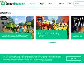 'gamesadshopper.com' screenshot