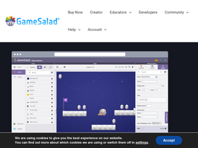 'gamesalad.com' screenshot