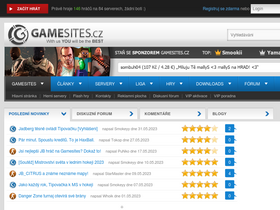 'gamesites.cz' screenshot