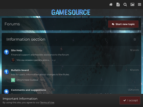 'gamesource.org' screenshot