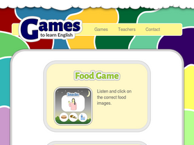 'gamestolearnenglish.com' screenshot