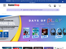 'gamestop.de' screenshot