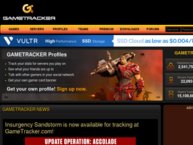 'gametracker.com' screenshot