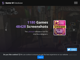 'gameuidatabase.com' screenshot
