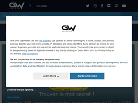 'gamewave.fr' screenshot