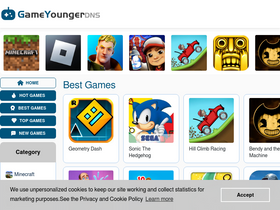 'gameyoungerdns.com' screenshot