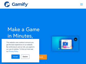 'gamify.com' screenshot