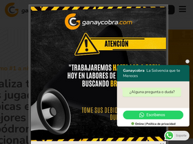'ganaycobra.com' screenshot