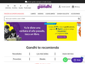 'gandhi.com.mx' screenshot