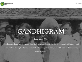 'gandhigram.org' screenshot